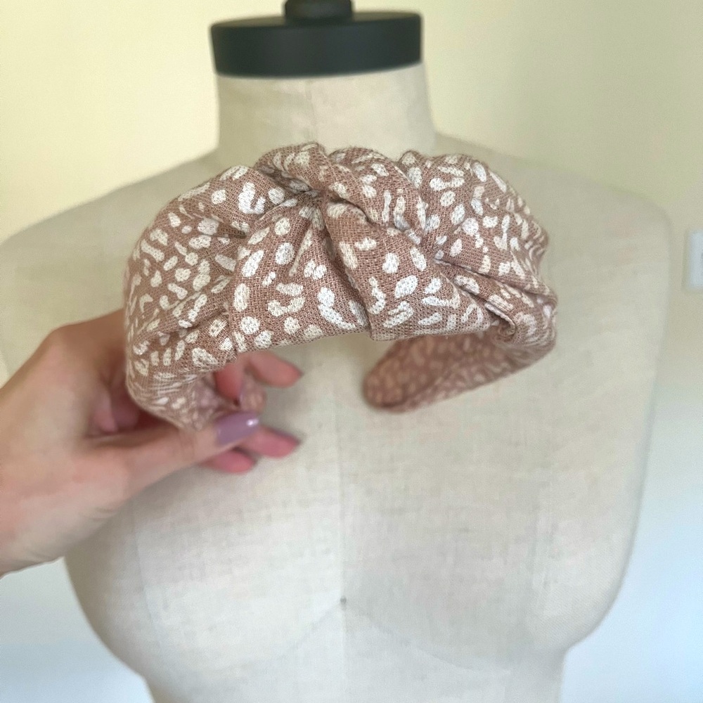Anthropologie Leopard Headband